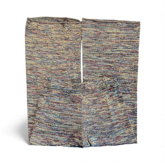 EUC Earthbound Trading Co. Multicolor Pull-On Knit Pants | Sz L - Picture 4 of 6